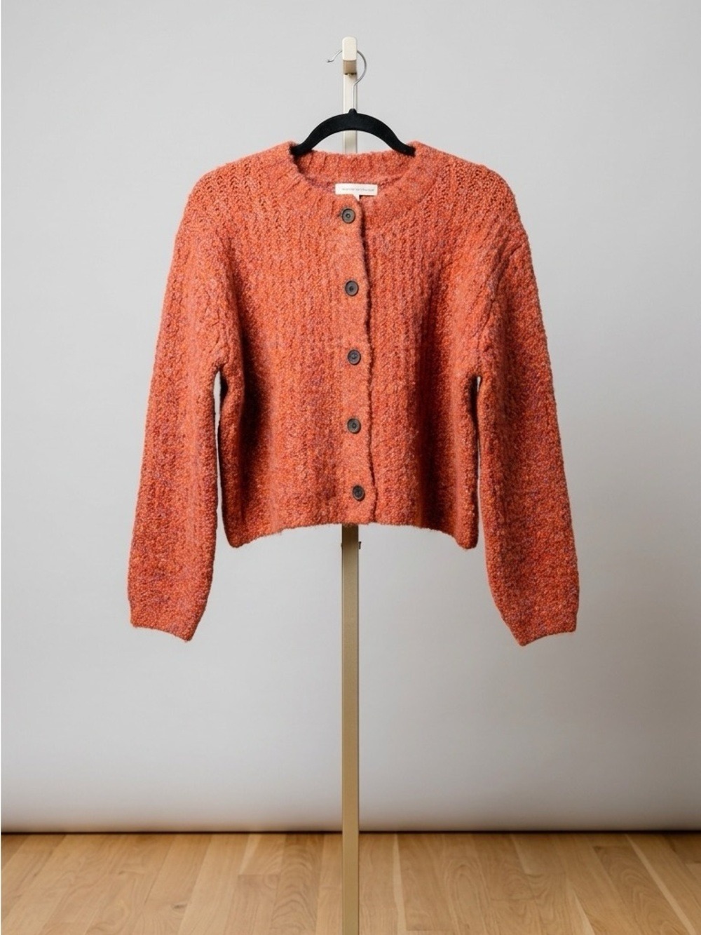 Zenana Outfitters red Rec Button-Front Women's Cardigan
